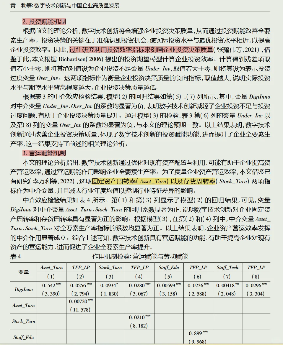 经济研究|数字技术创新|企业数字专利