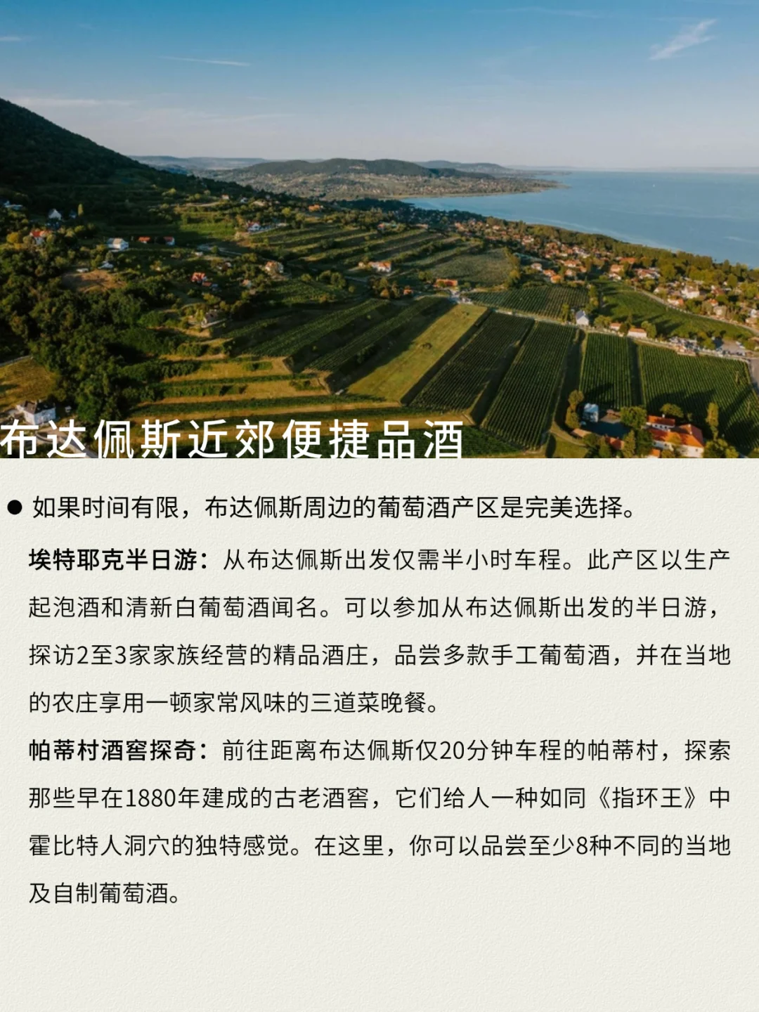 欢迎你到匈牙利开启回味无穷的红酒之旅!