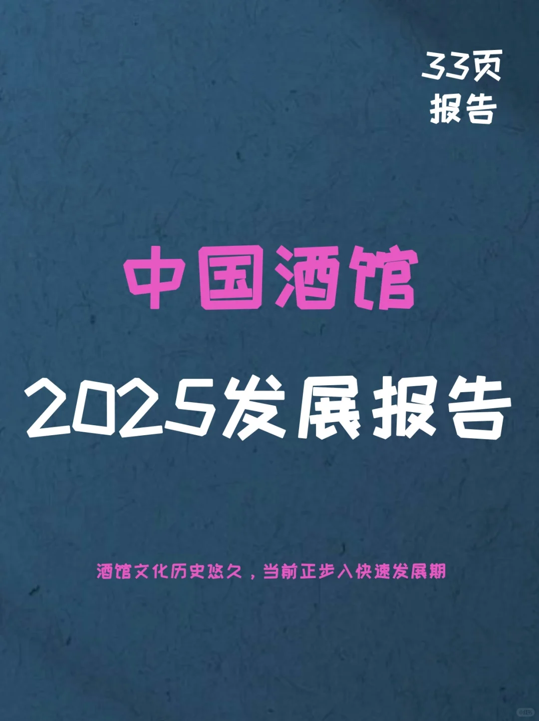 中国酒馆发展报告