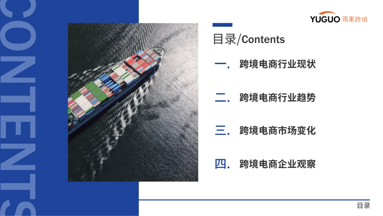 2024跨境电商行业一季度报告