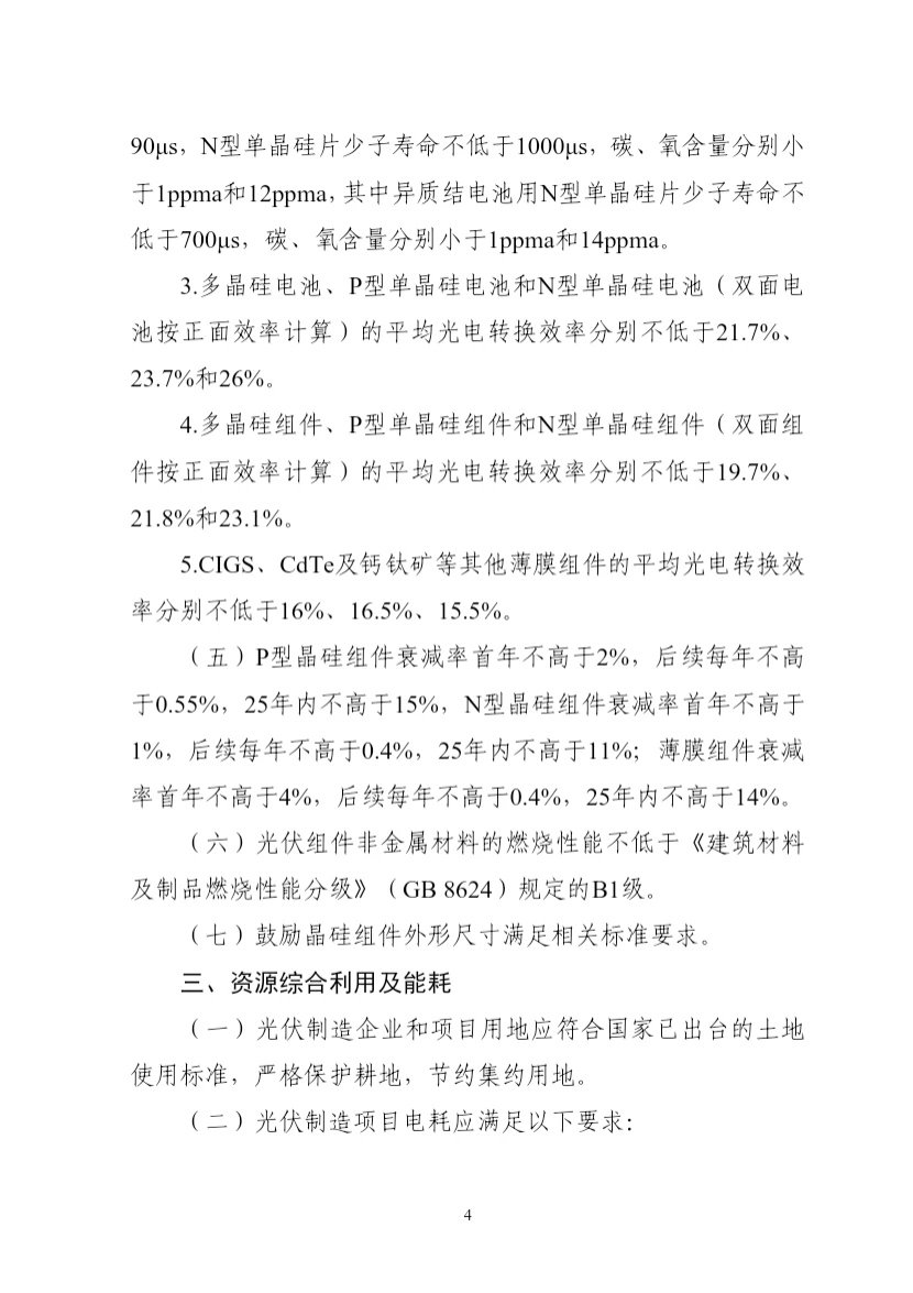 2024光伏制造行业规范条件