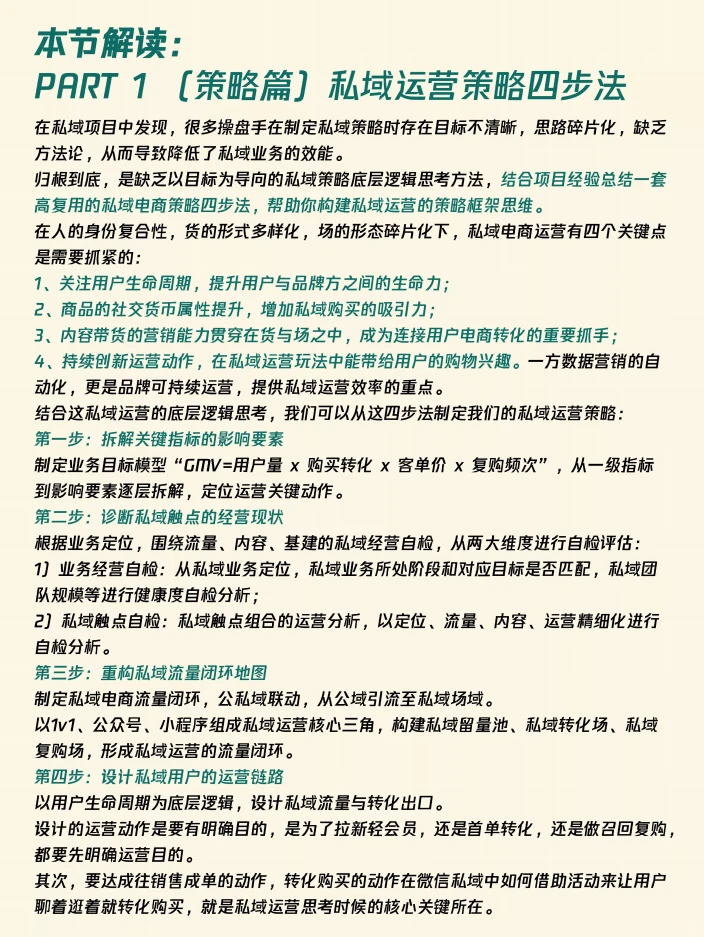 10个私域增长模型—升级你的私域策略方案