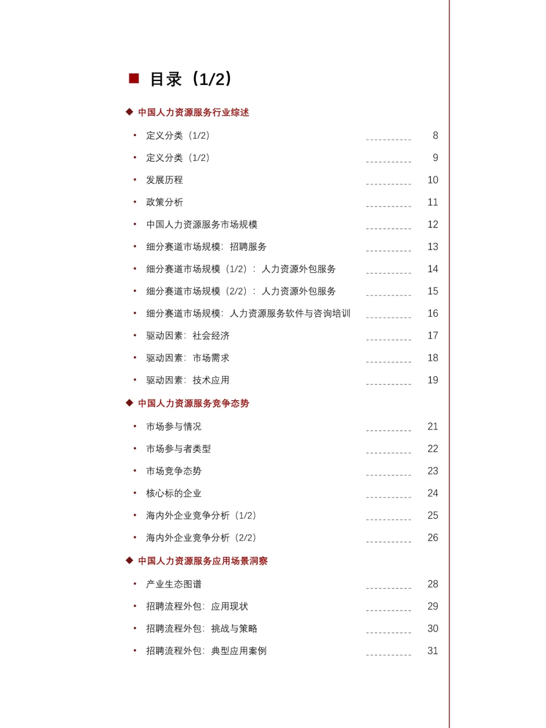 2024 中国人力资源服务行业研究报告