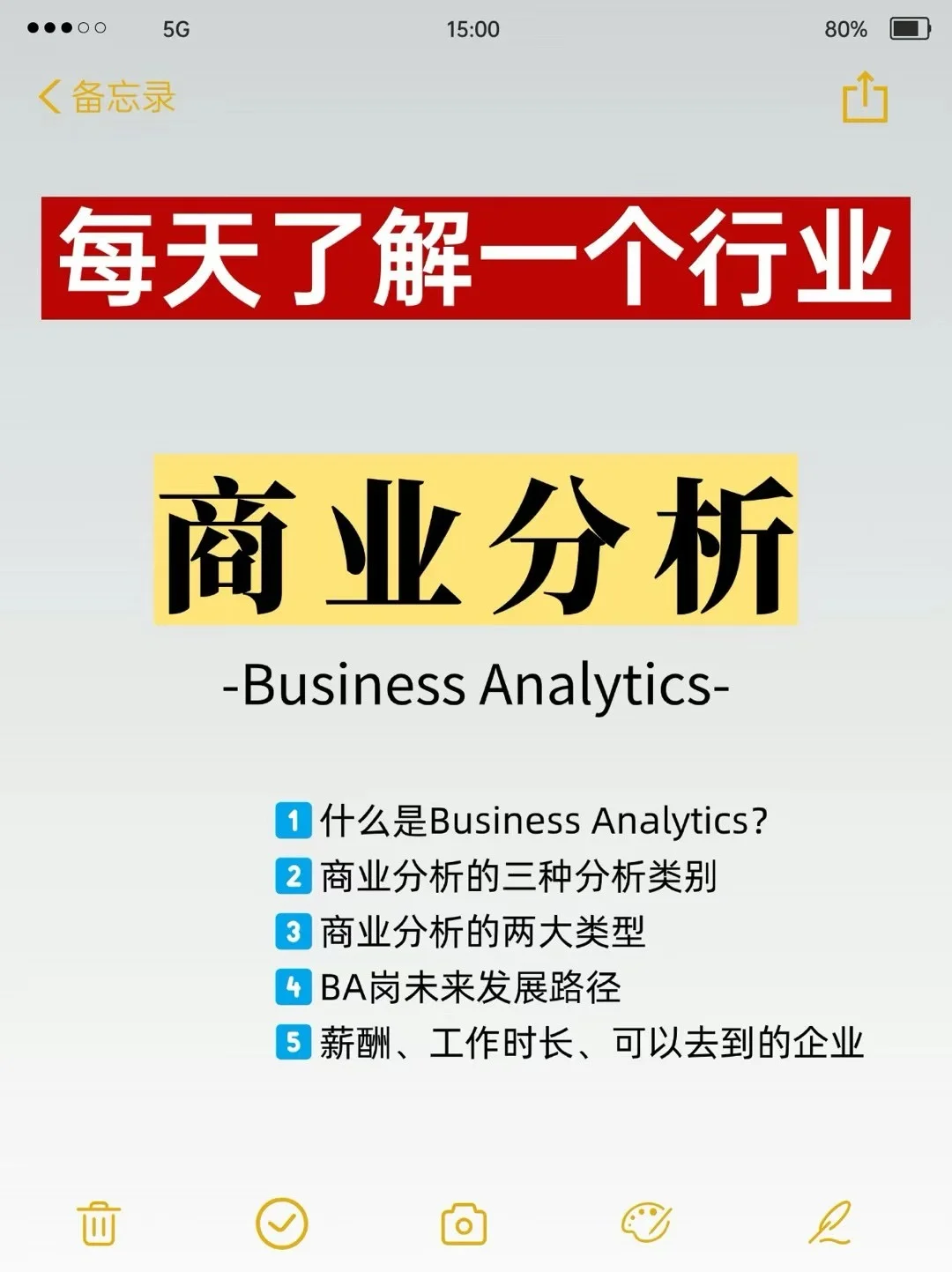 知识科普：商业分析BA行业?