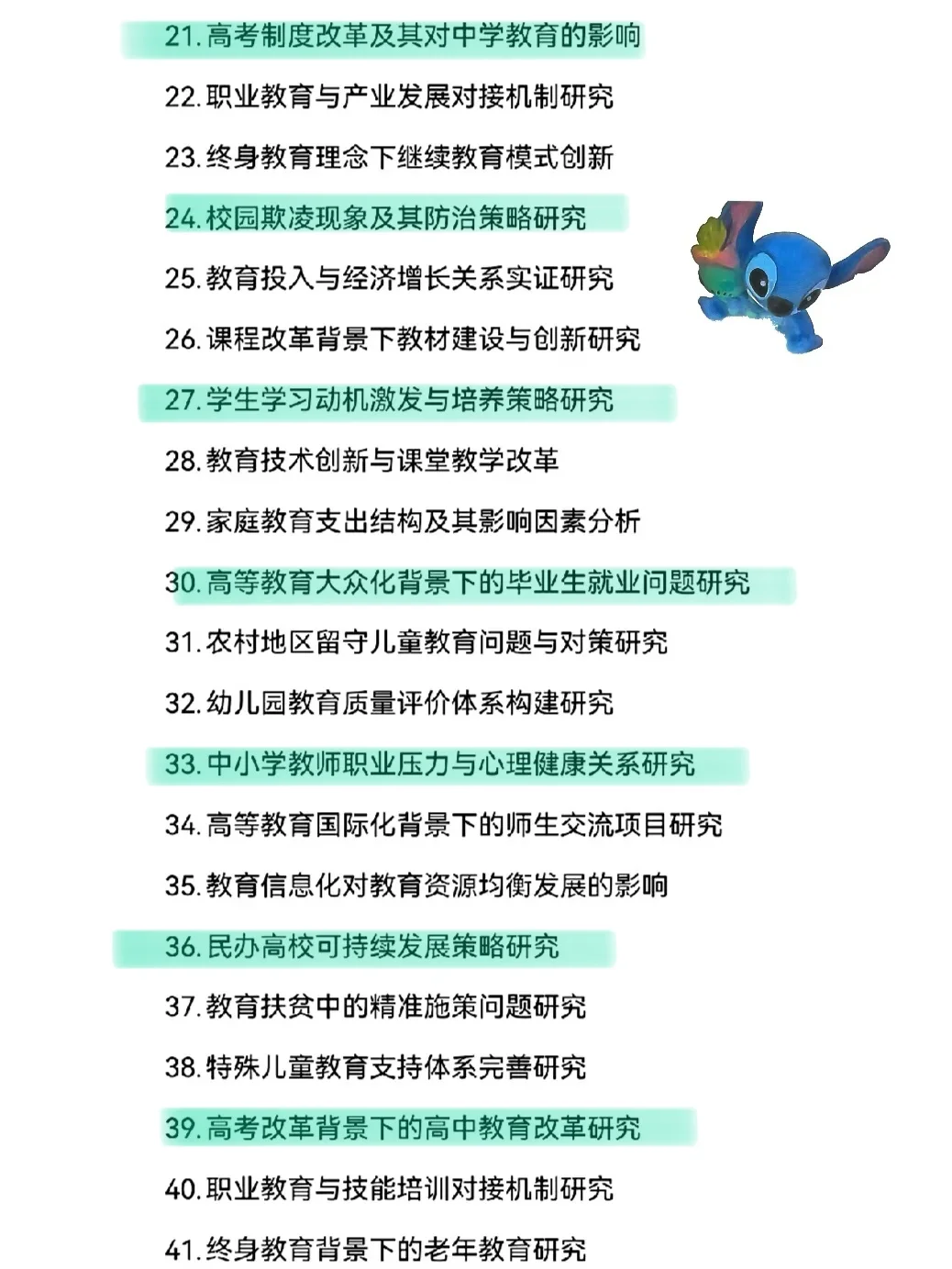 别走?️看看这份教育学论文题目参考吧