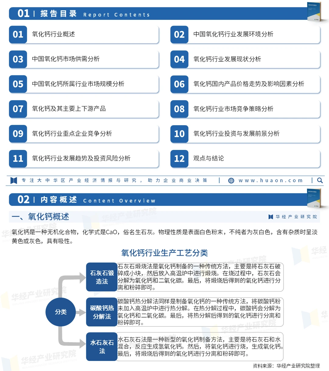 2026年中国氧化钙行业市场深度调查报告