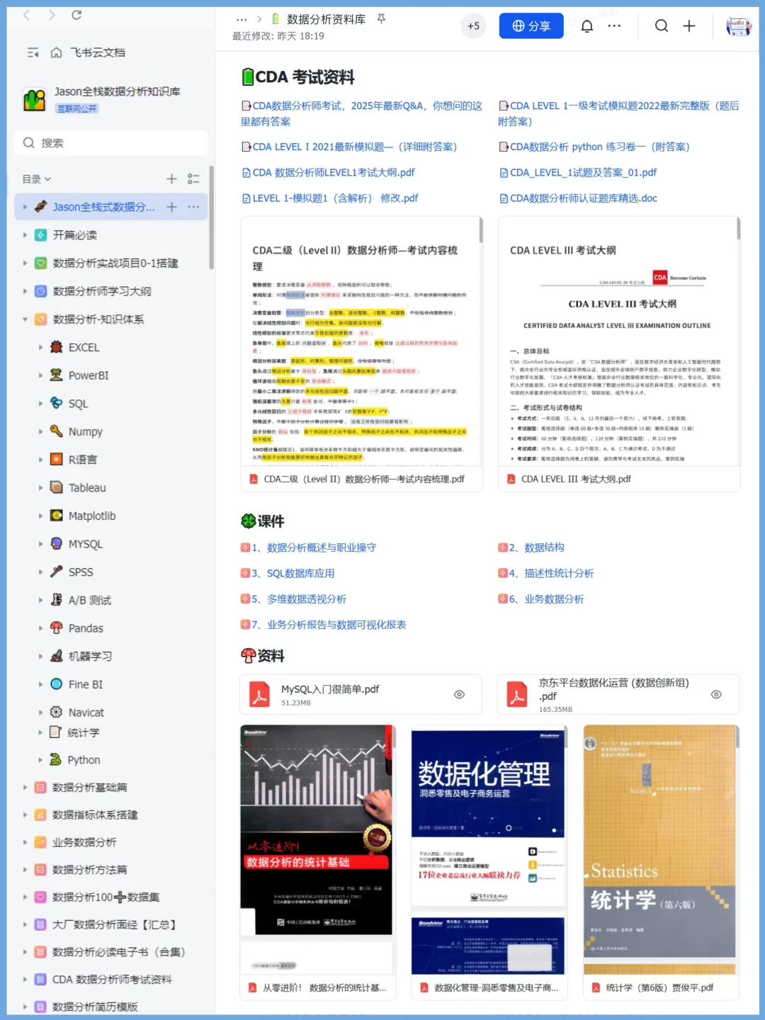 真的建议大家都去飞书上学数据分析！