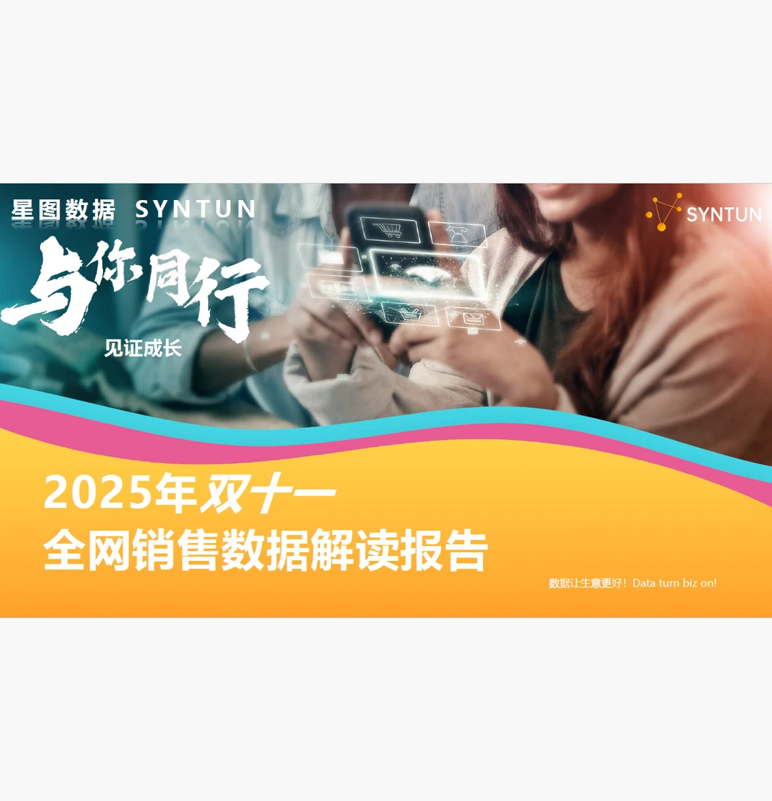25年双十一全网销售数据解读报告 附下载码