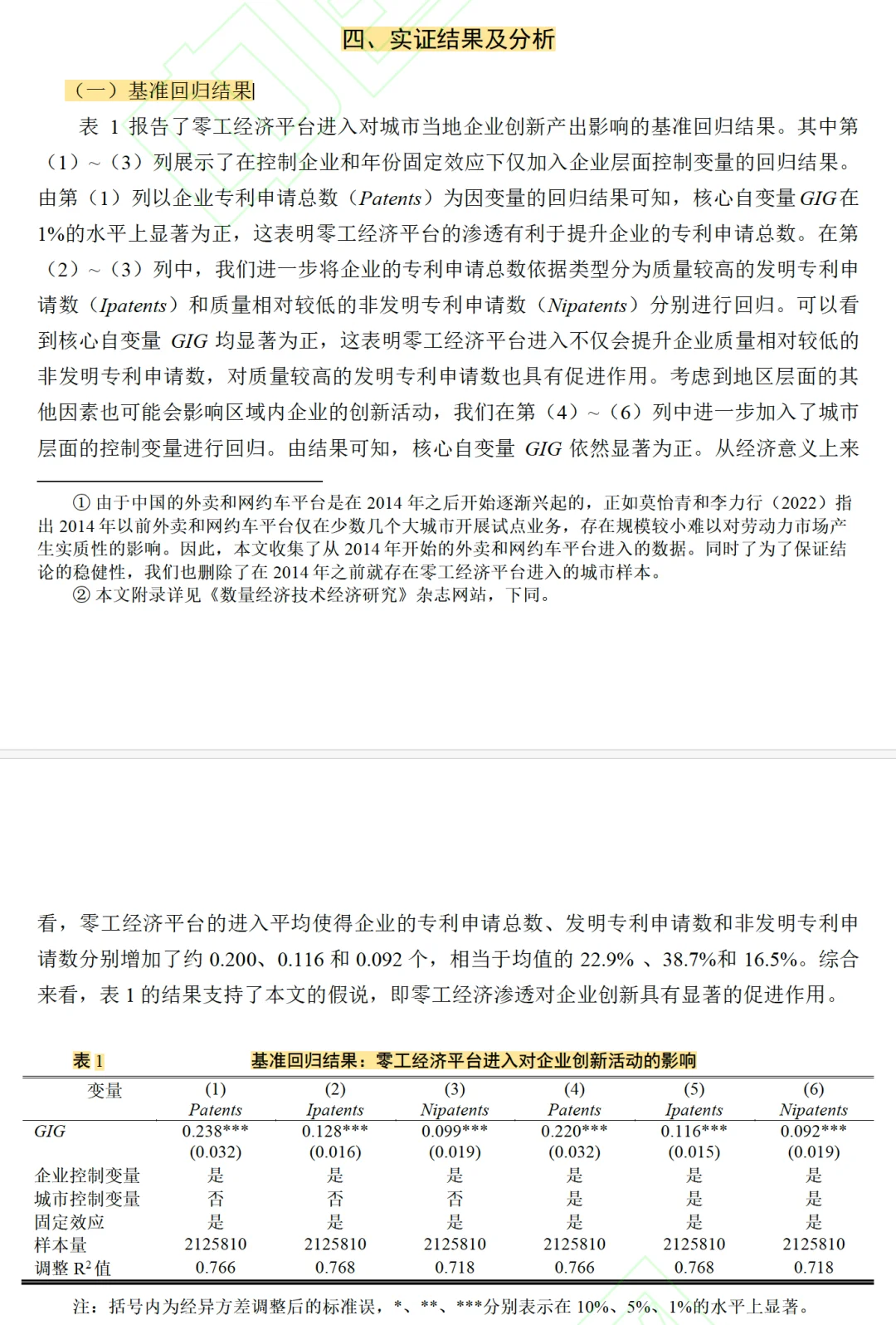 数量|零工经济与创新—外卖和网约车的证据