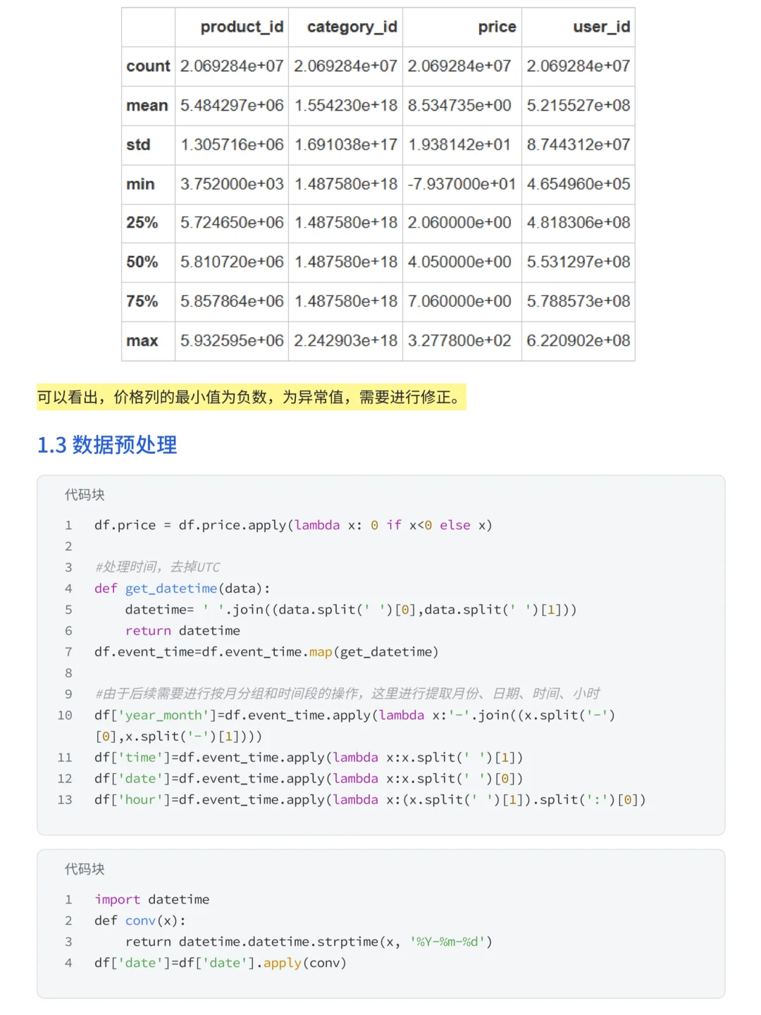 基于Pandas的化妆品电商销售数据分析