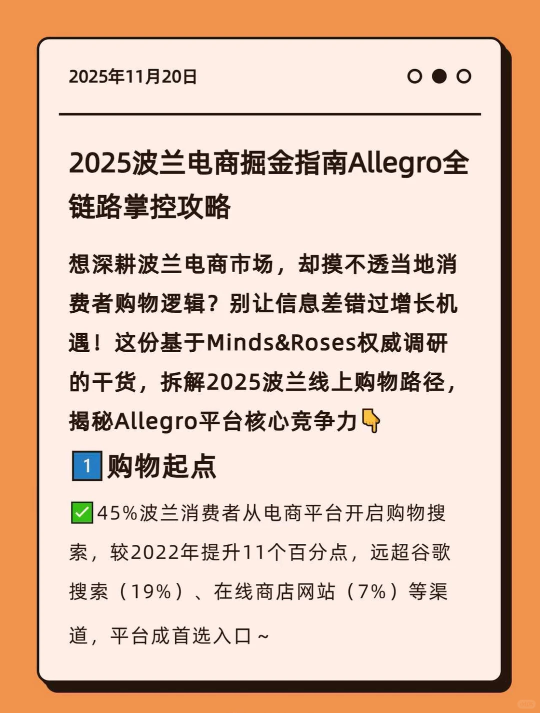 2025波兰电商掘金指南Allegro全链路攻略