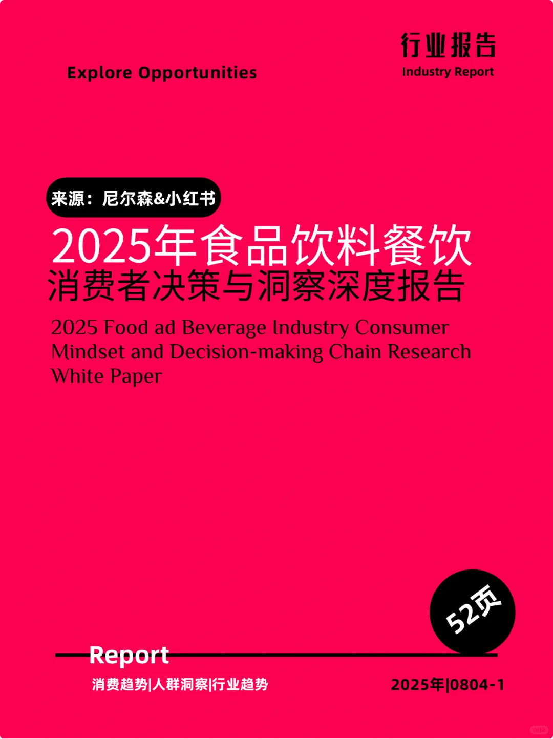 2025大食饮行业消费者心智白皮书