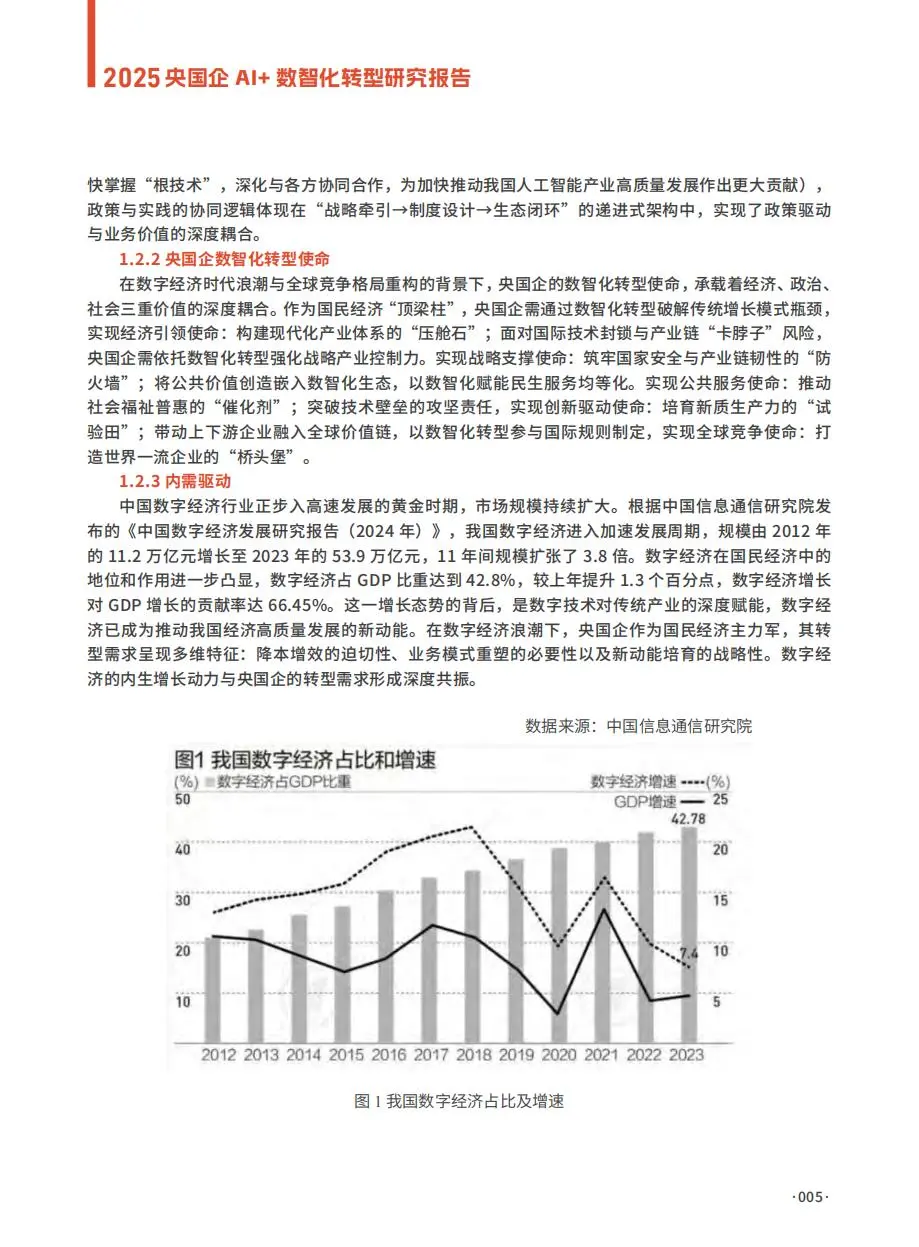 2025央国企AI+数智化转型研究报告（部分）