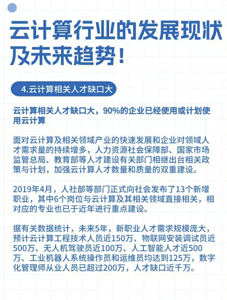 ?云计算行业发展现状以及未来趋势