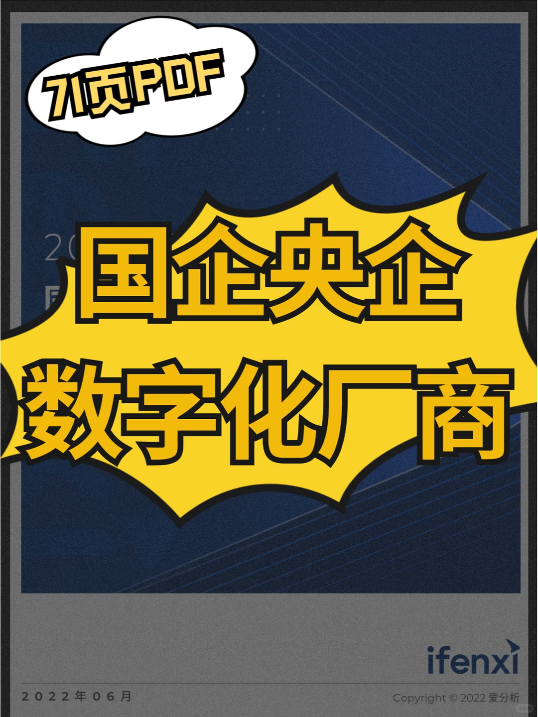 国企央企数字化厂商全景报告