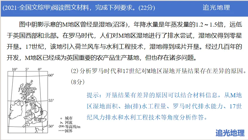 高考地理｜农业可持续发展的分析思路