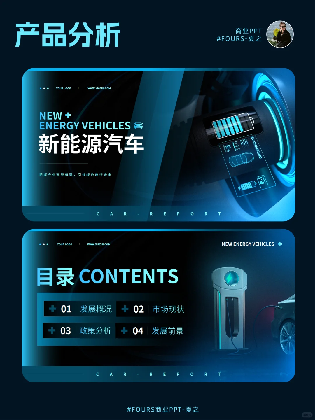 ✨新能源汽车行业分析 PPT 太香了！