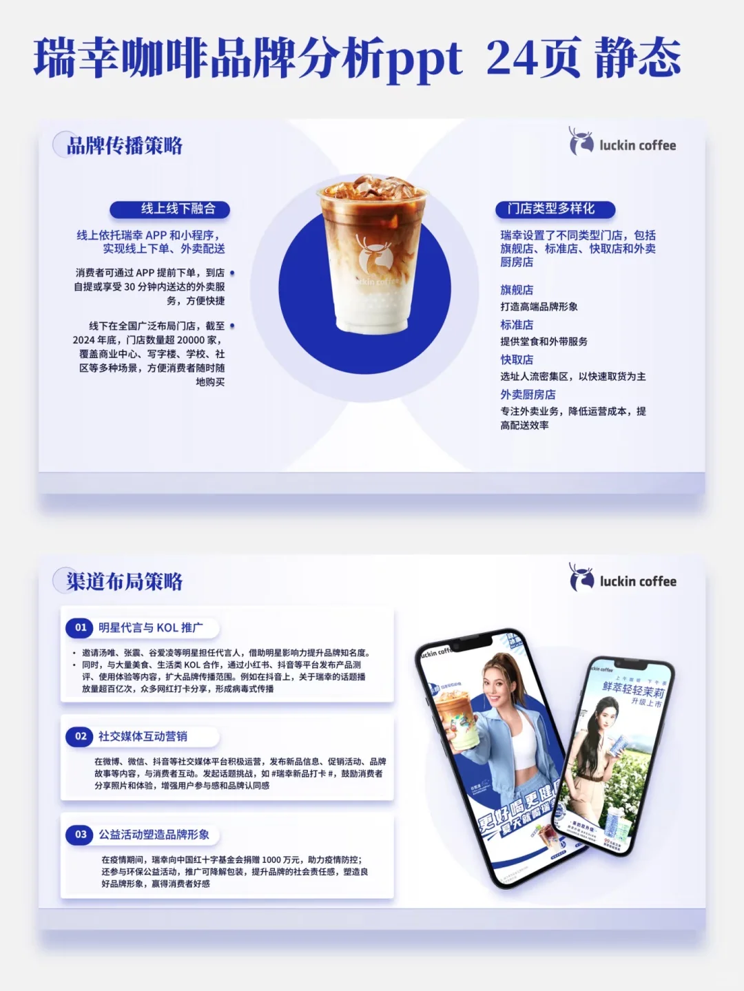 瑞幸咖啡品牌分析ppt