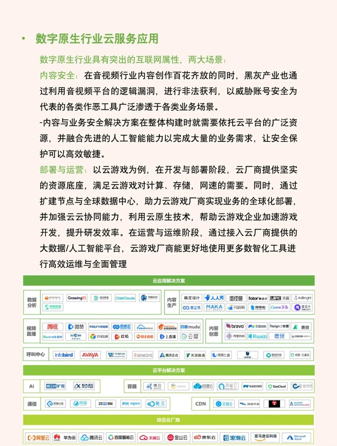 研究行业报告：行业云
