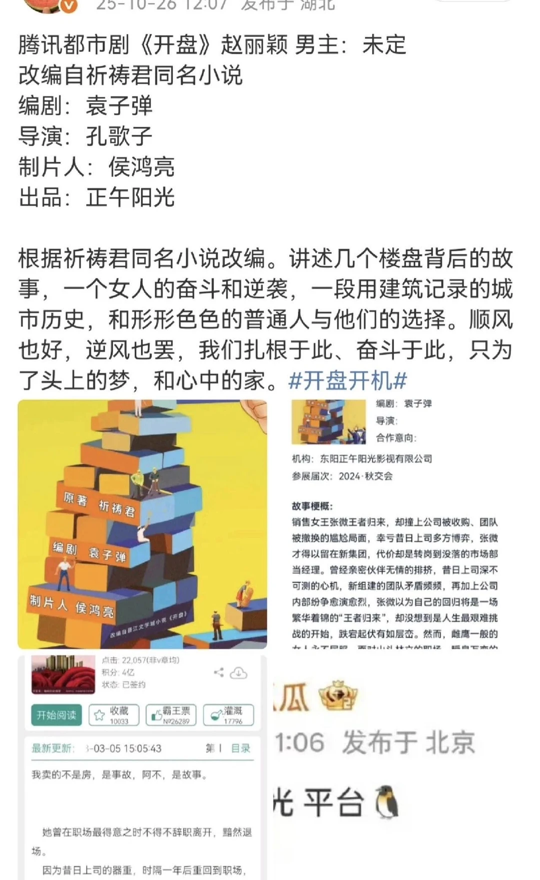 ▪️从《知否》看赵丽颖 适不适合《开盘》