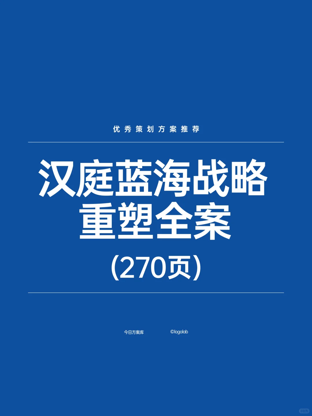 华与华策划——经典咨询案例