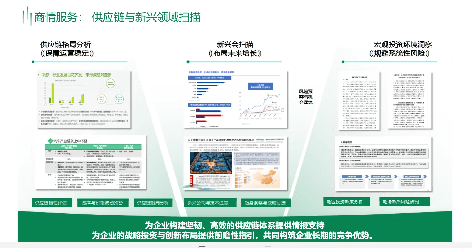 企业商情研究分析