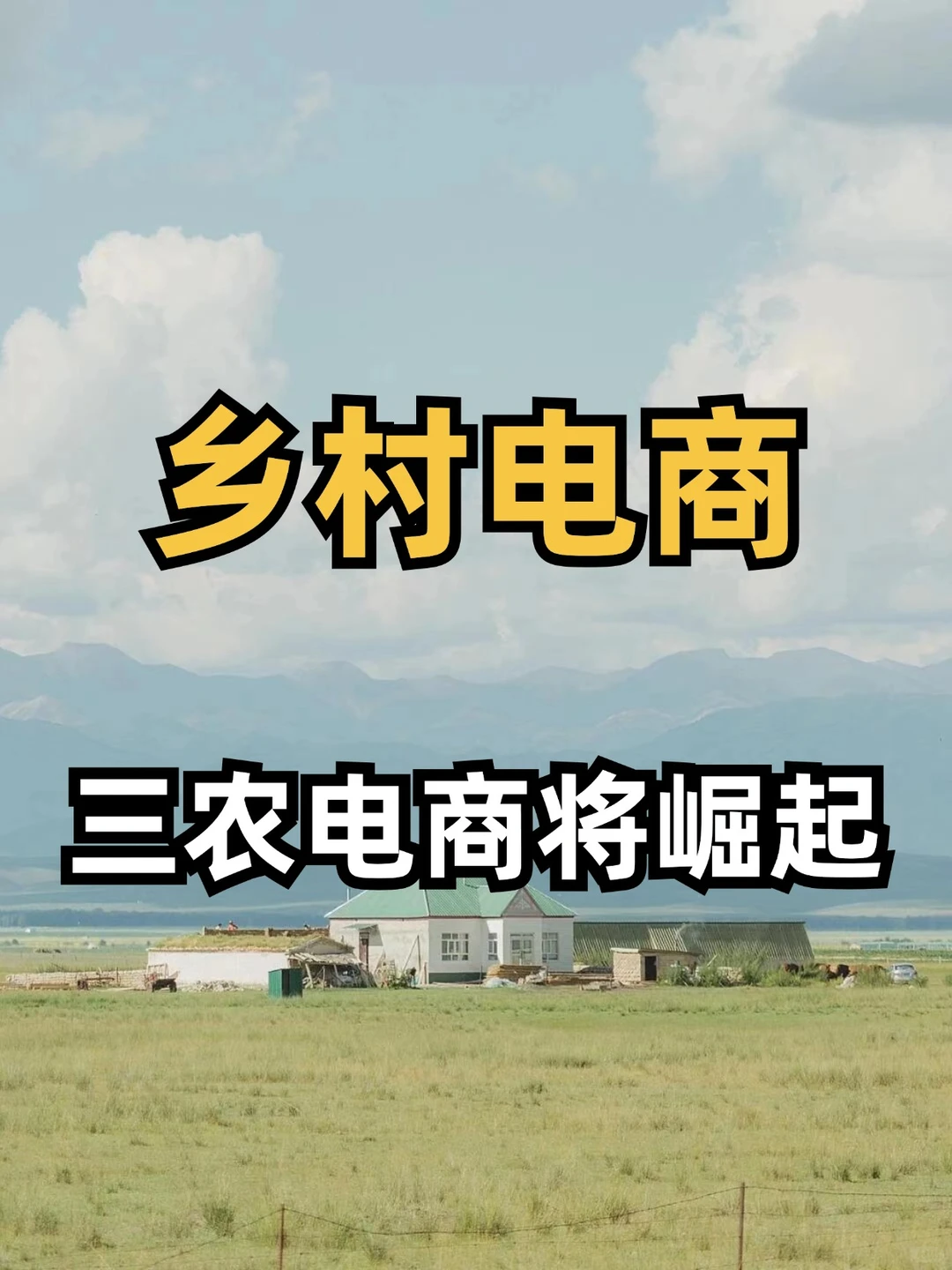 2024下半年三农电商将要崛起！！