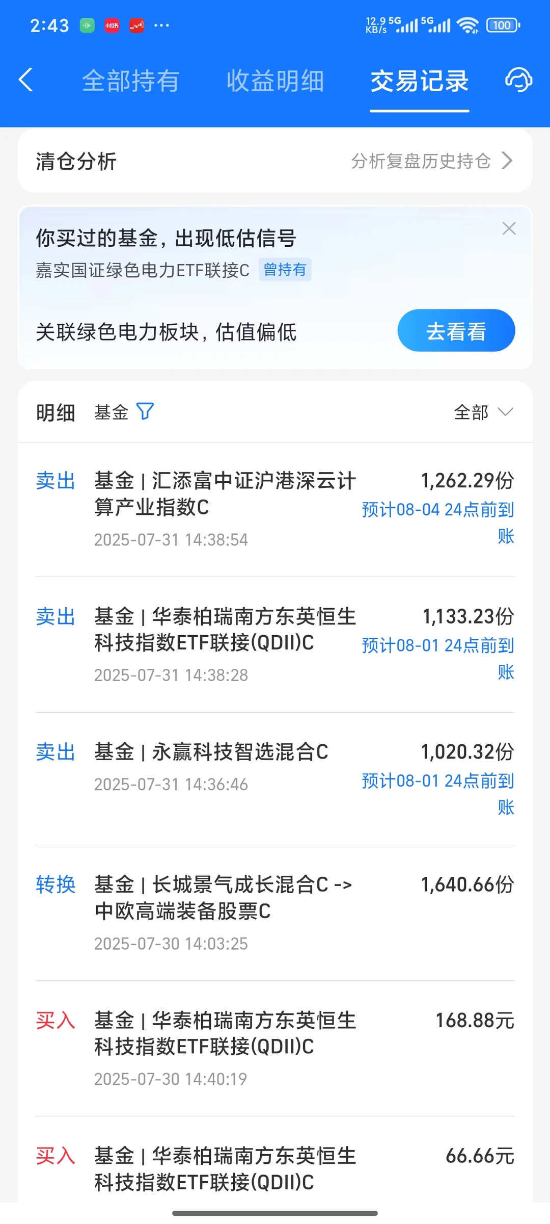7.31操作，我感觉要走了