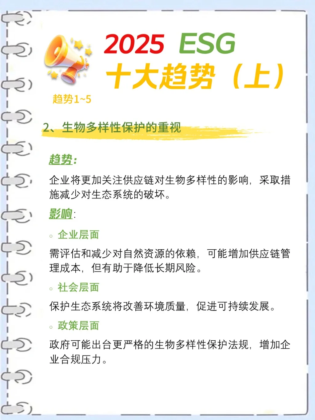 2025 年 ESG 十大趋势，你必须知道！?