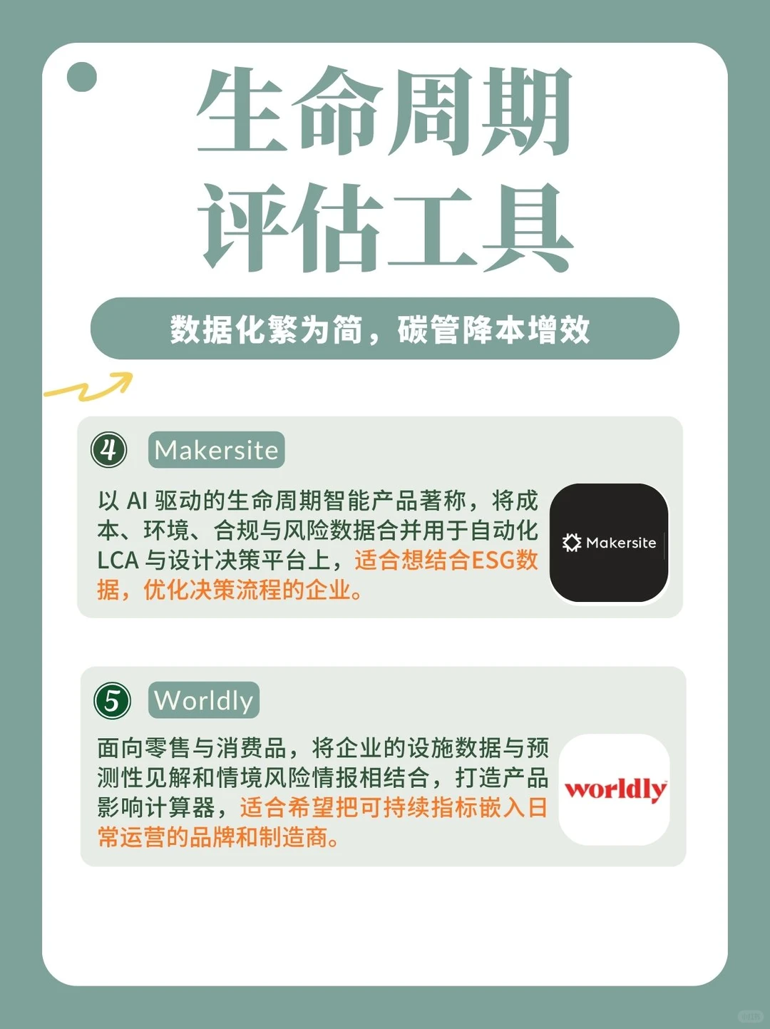 碳核算工具 | 5款LCA工具让数据化繁为简