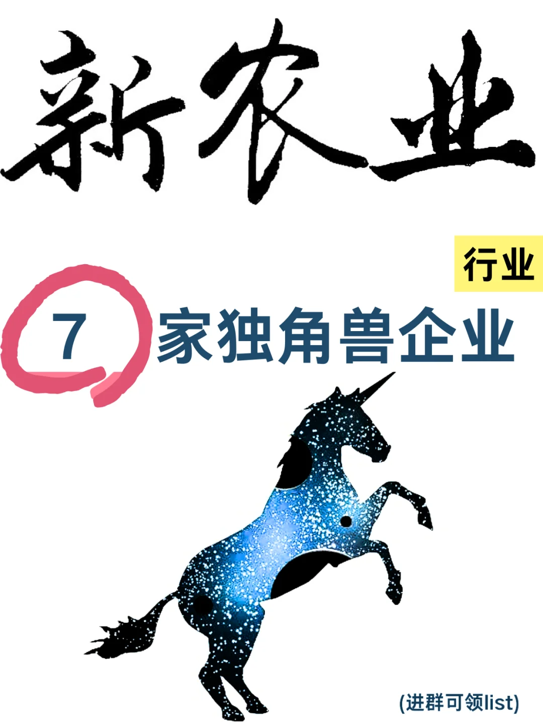 新农业7家独角兽企业,太酷了!