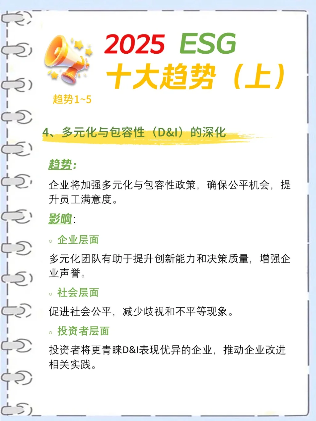 2025 年 ESG 十大趋势，你必须知道！?