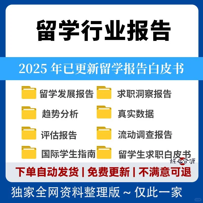 中国留学行业白皮书 留学市场分析报告合集