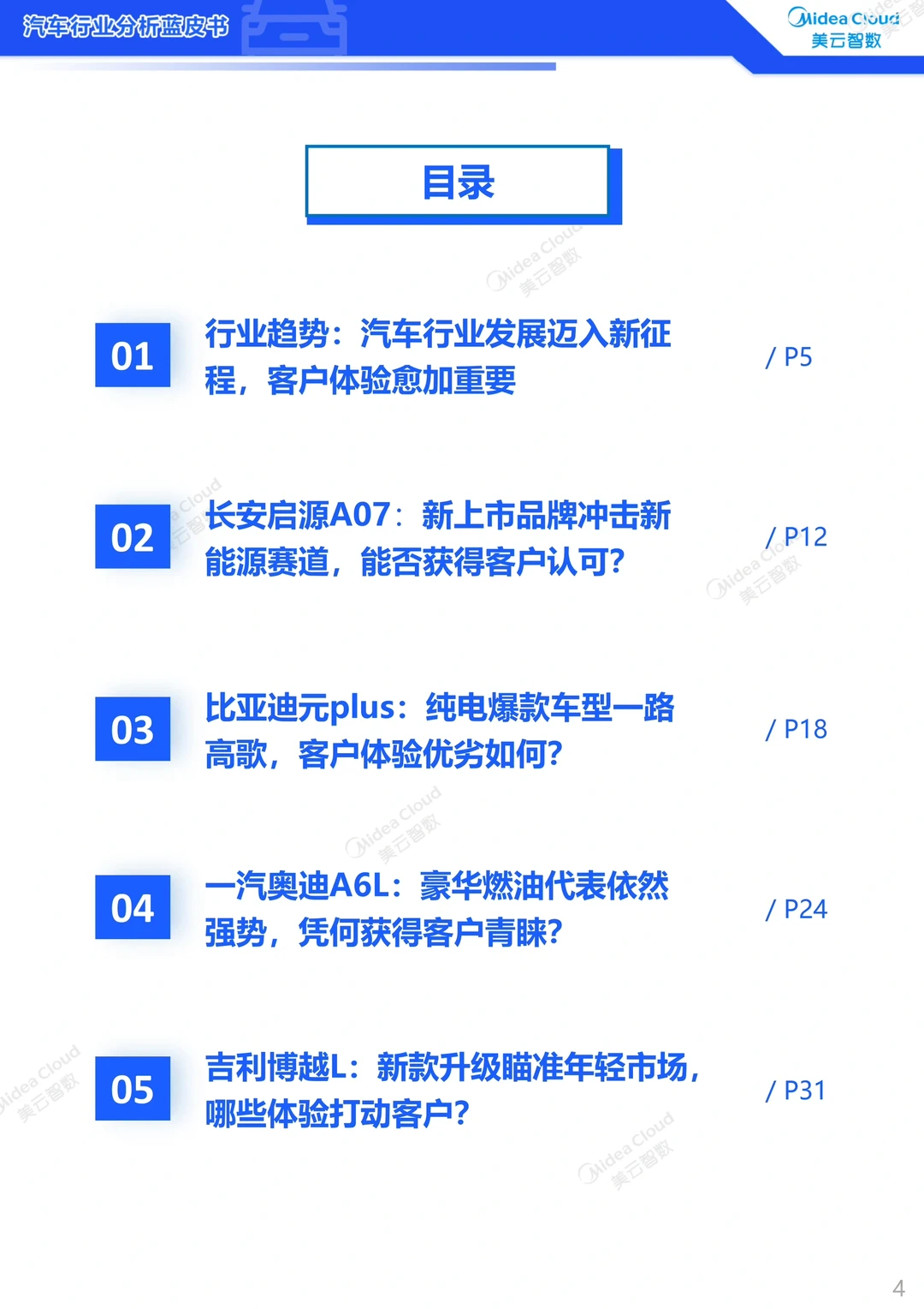 2023汽车行业分析蓝皮书