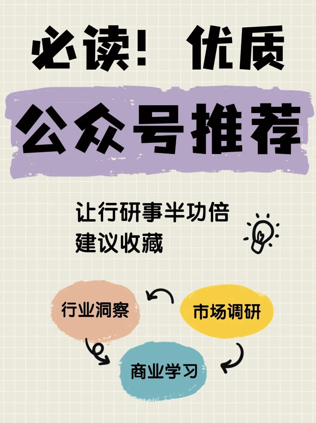 必读!行业分析与市场调研公众号大推荐