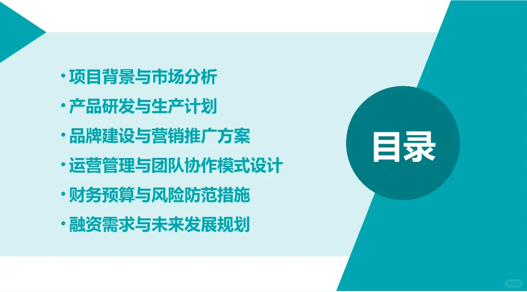 《中药养生茶饮》商业计划书Word➕PPT