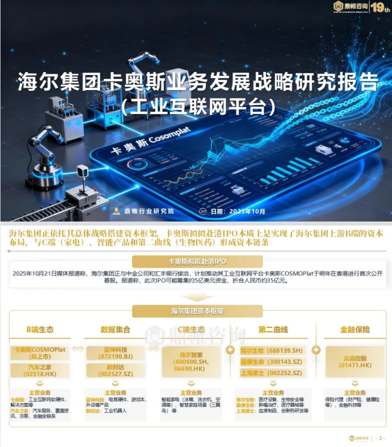 ?2025年海尔集团卡奥斯业务发展研究报告