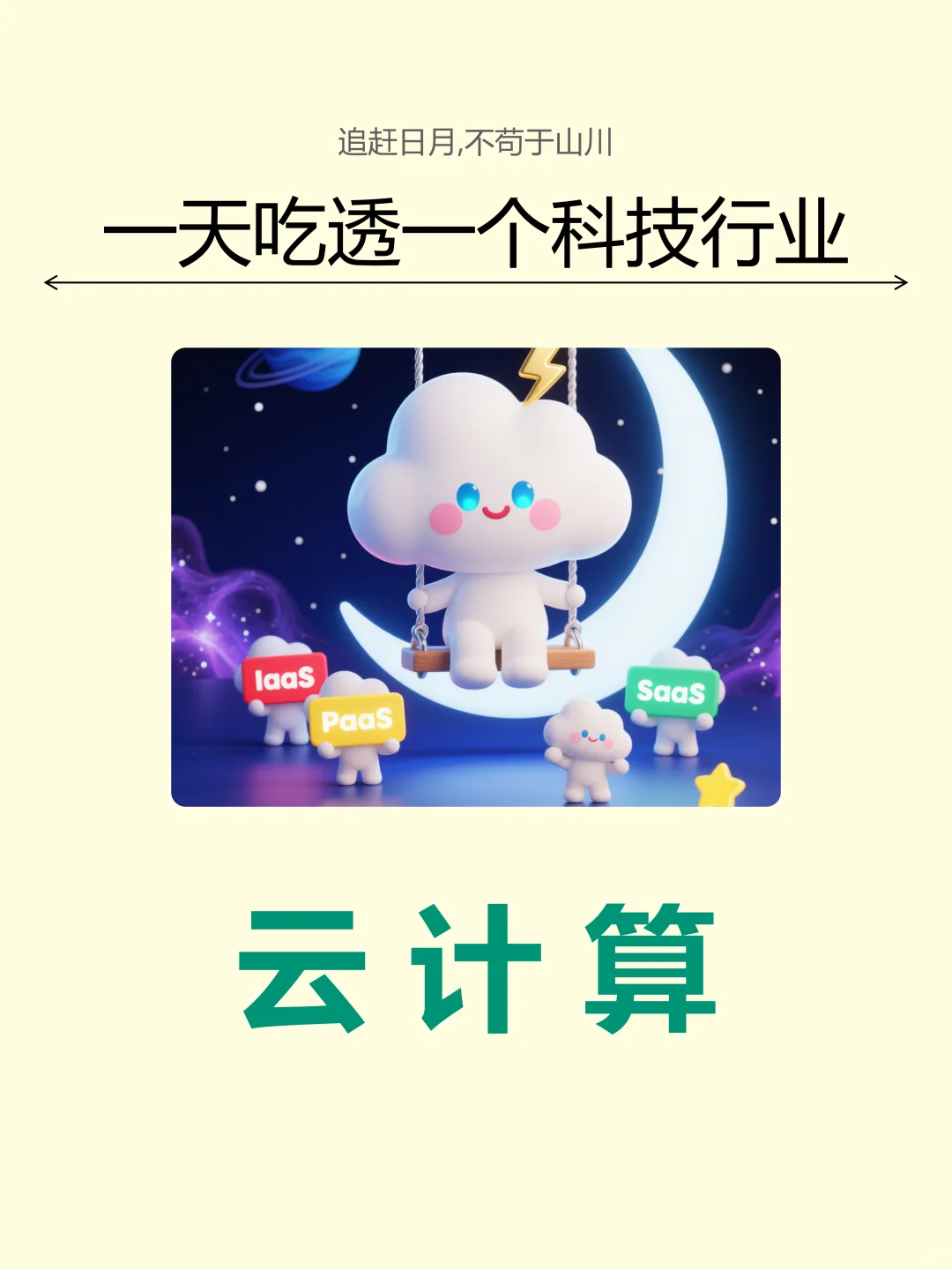 一天吃透一个科技行业,云计算
