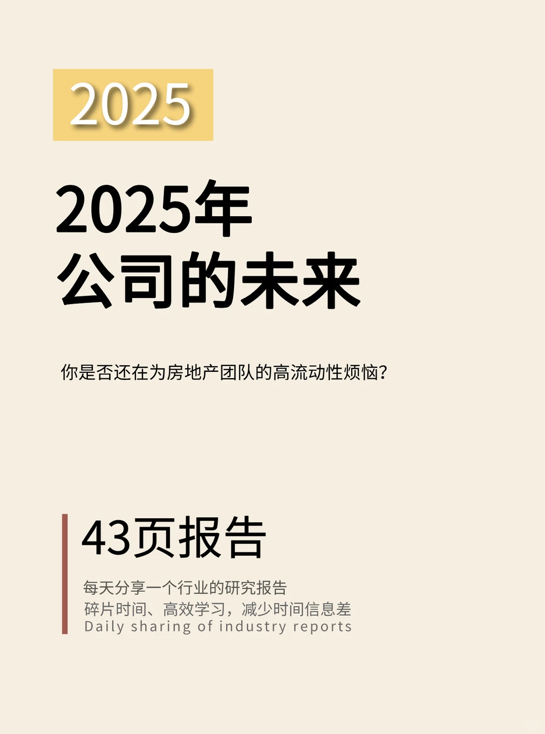 2025年公司的未来