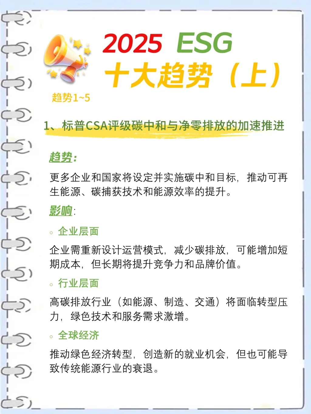 2025 年 ESG 十大趋势，你必须知道！?