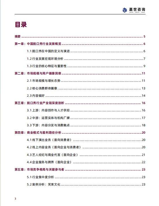 2025 中国脱口秀行业现状与发展趋势报告