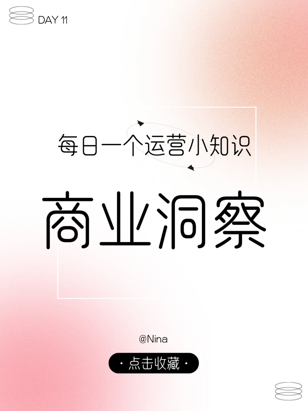 每日一个运营小知识——商业洞察