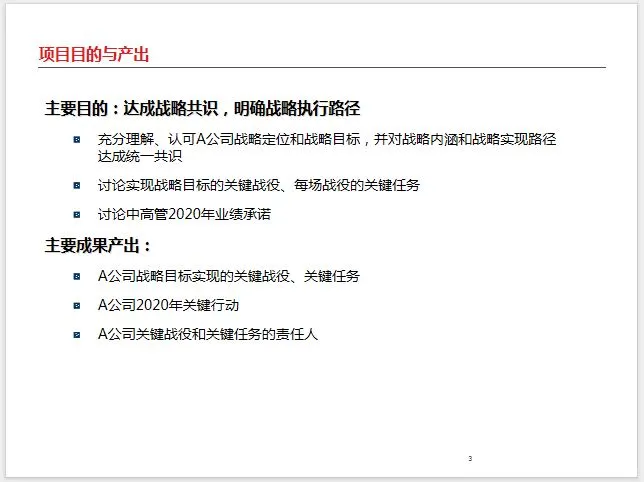 战略解码咨询案例分享
