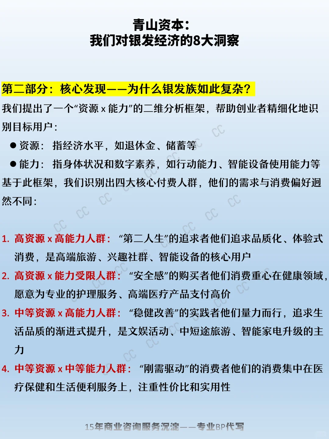 青山资本：我们对银发经济的8大洞察