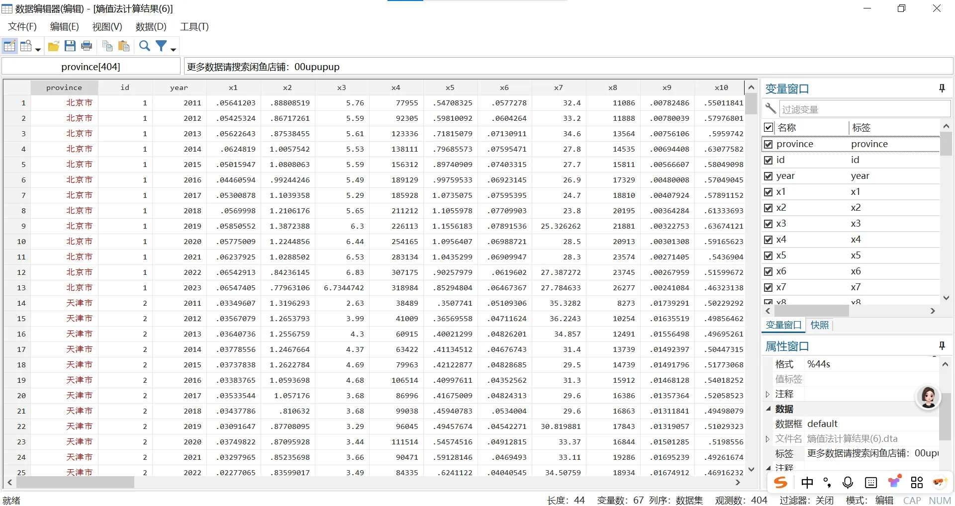 2023年!31个省份农业高质量发展指标体系