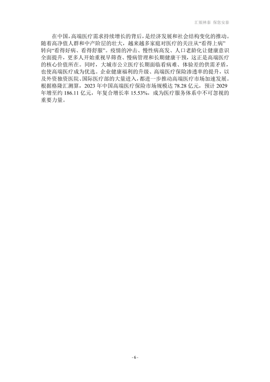 2025年高端医疗发展白皮书