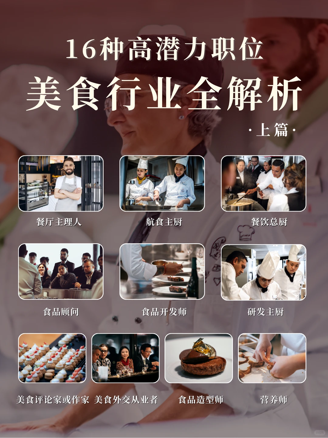 从后厨到创业CEO，餐饮人的N种可能·上篇
