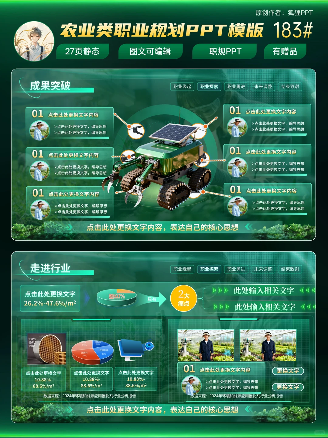 新农人职规必备?直接封神的农业规划PPT