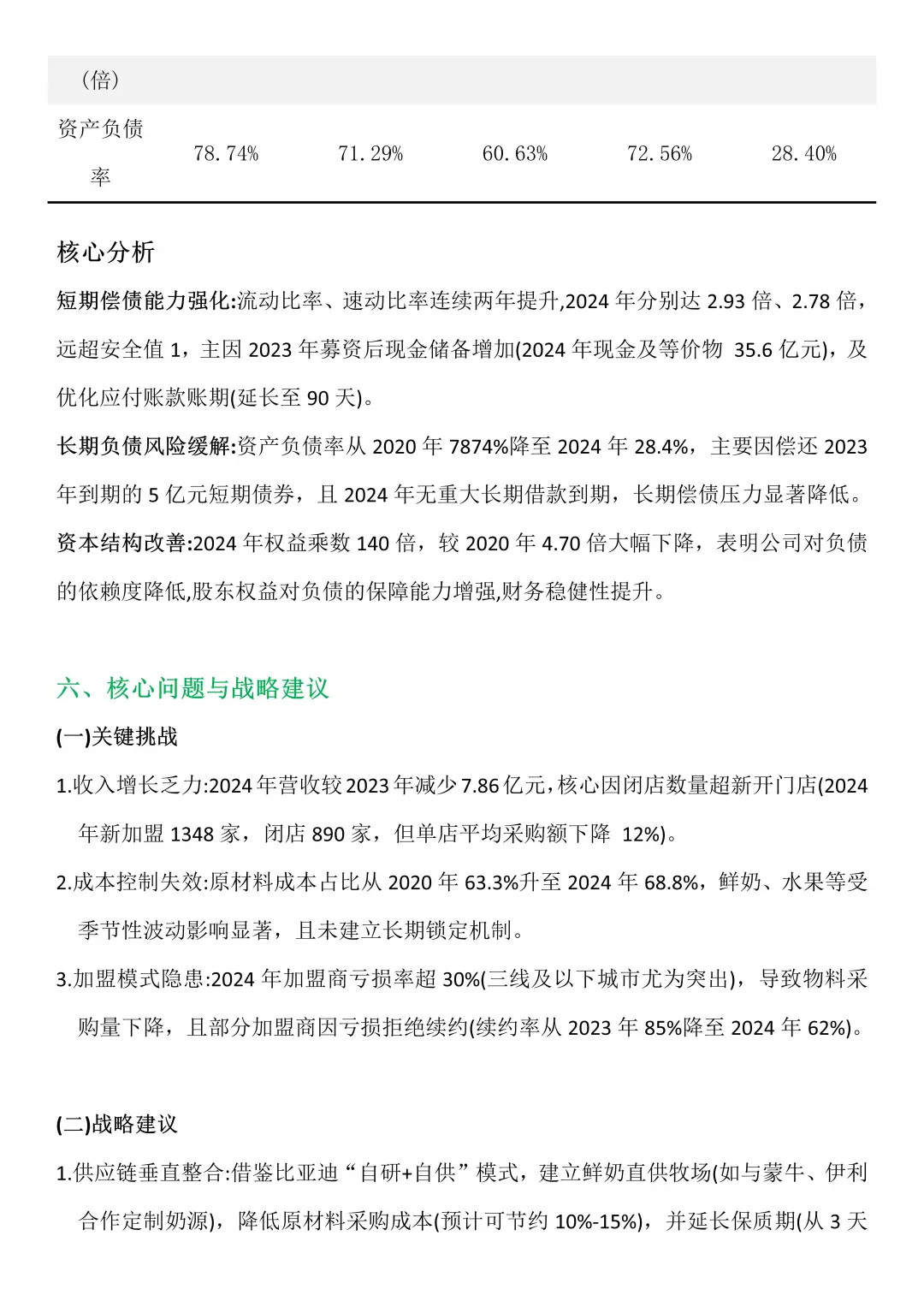 ?茶百道的财务分析来啦✅