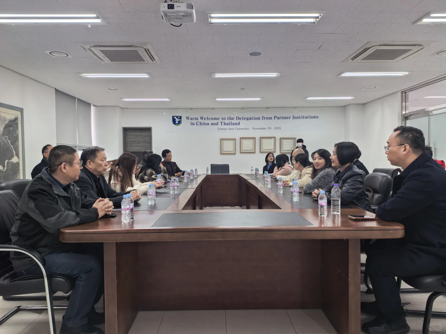 粤教韩国双元制考察团参访艺苑艺术大学